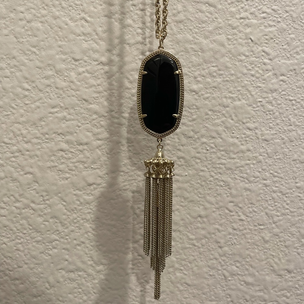Necklace - Black (Kendra Scott) “Rayne”
